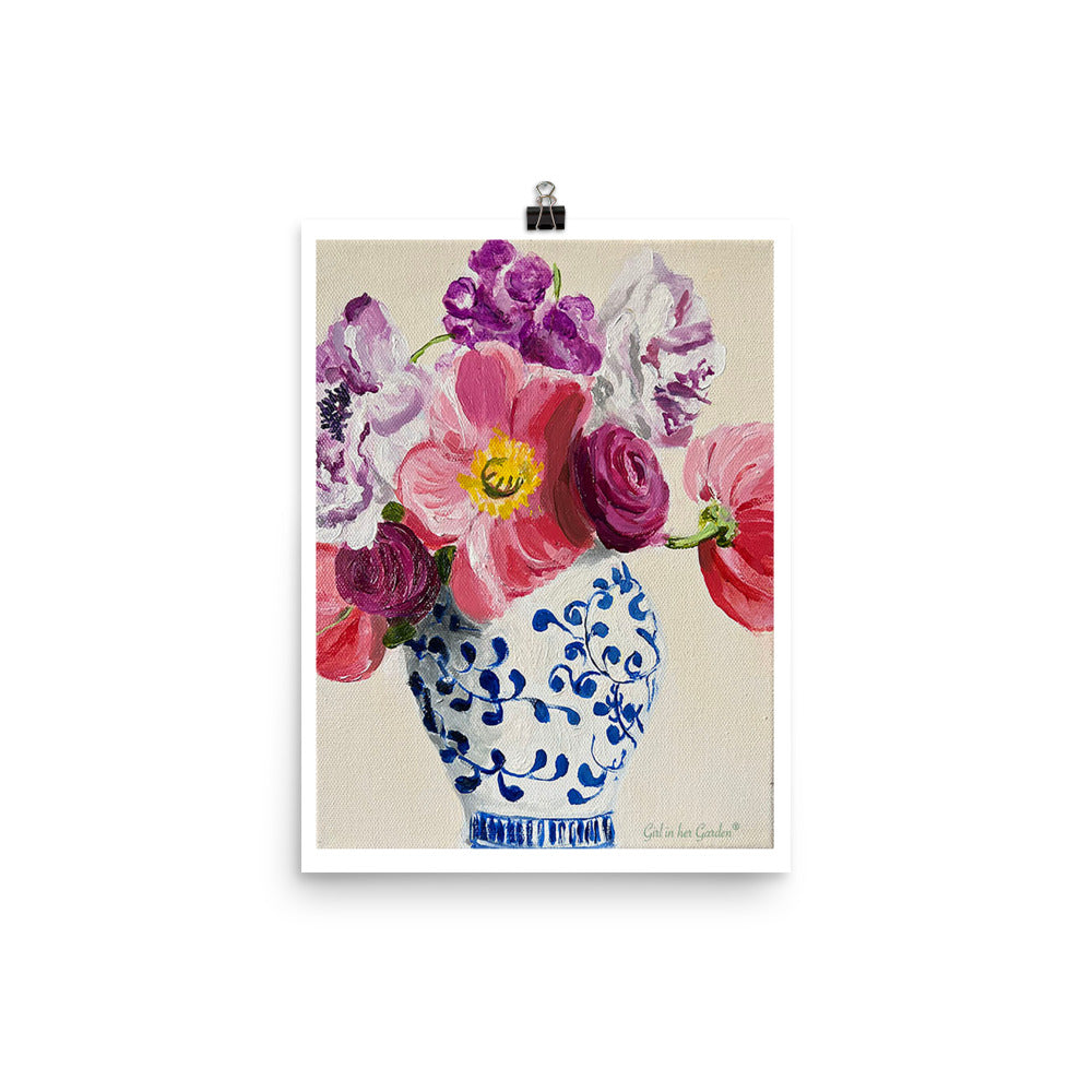 Floral Rose  Poster