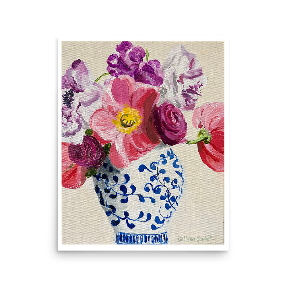 Floral Rose  Poster