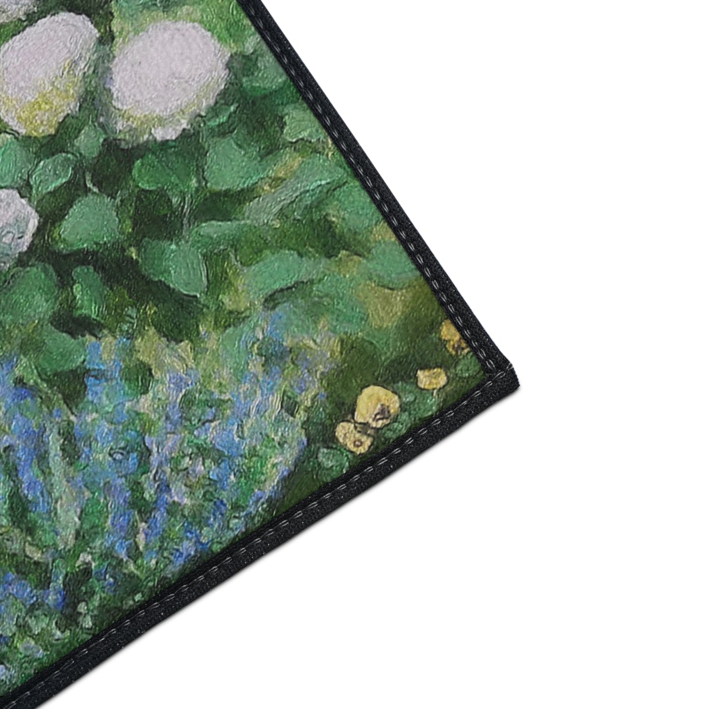 Painted Garden Rubber Floor Mat