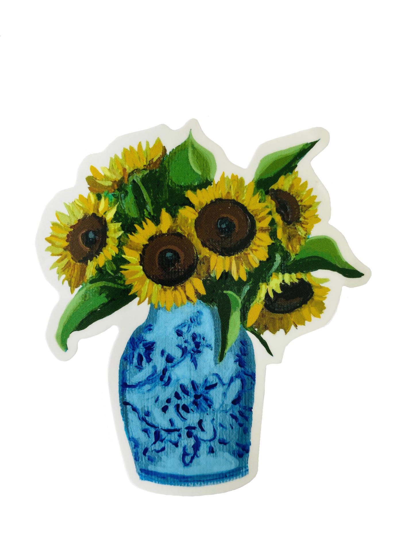 Sunflower Chinoiserie Sticker