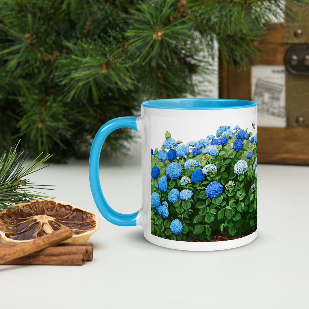 Blue Hydrangea Mug