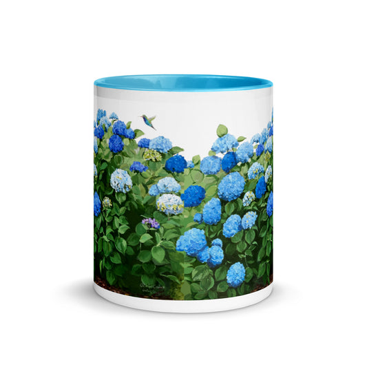Blue Hydrangea Mug