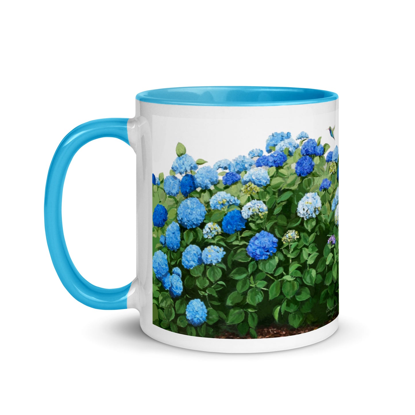Blue Hydrangea Mug