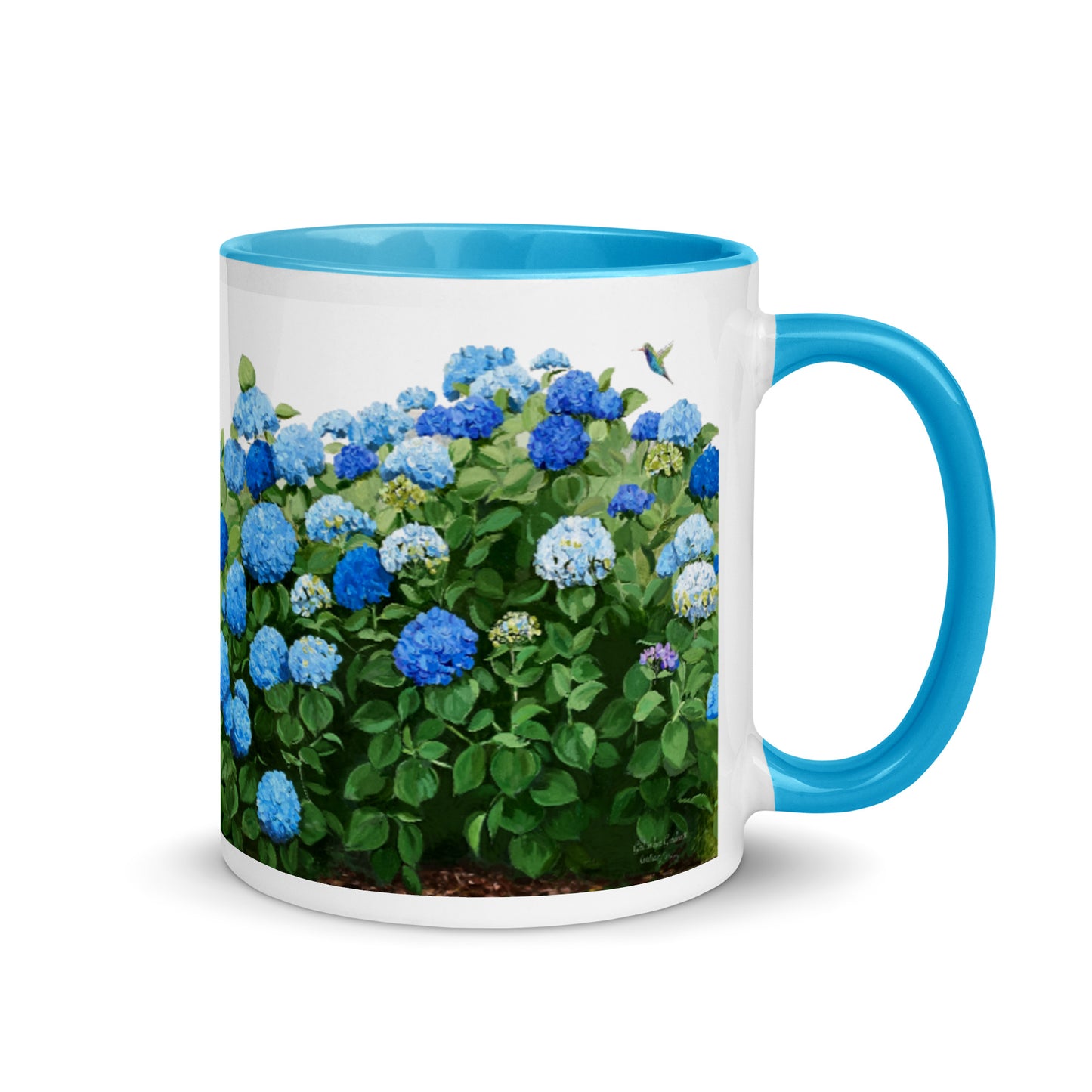 Blue Hydrangea Mug