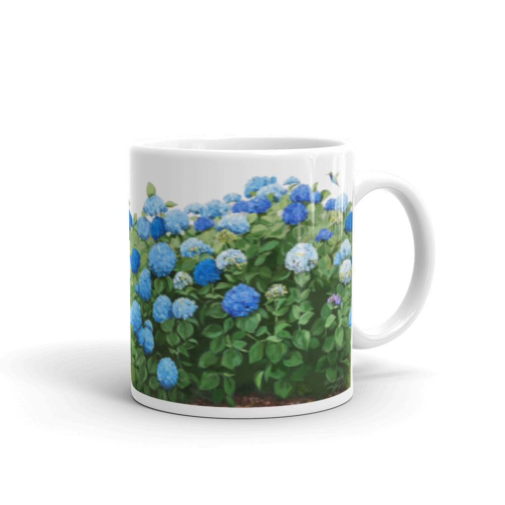 Blue Hydrangea Mug